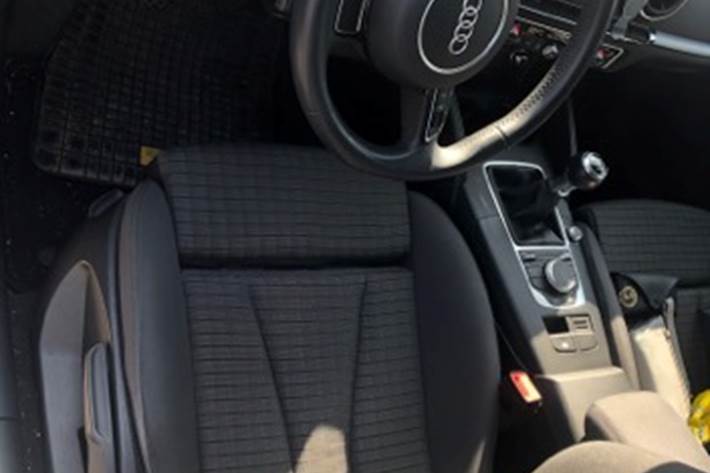 Hvid Audi A3 Sportback fra 2016