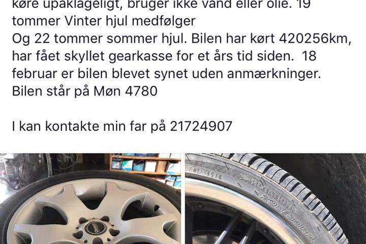 Sort BMW X5 fra 2002
