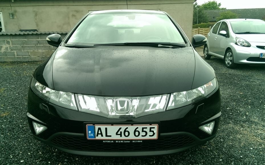 Sort Honda Civic fra 2007