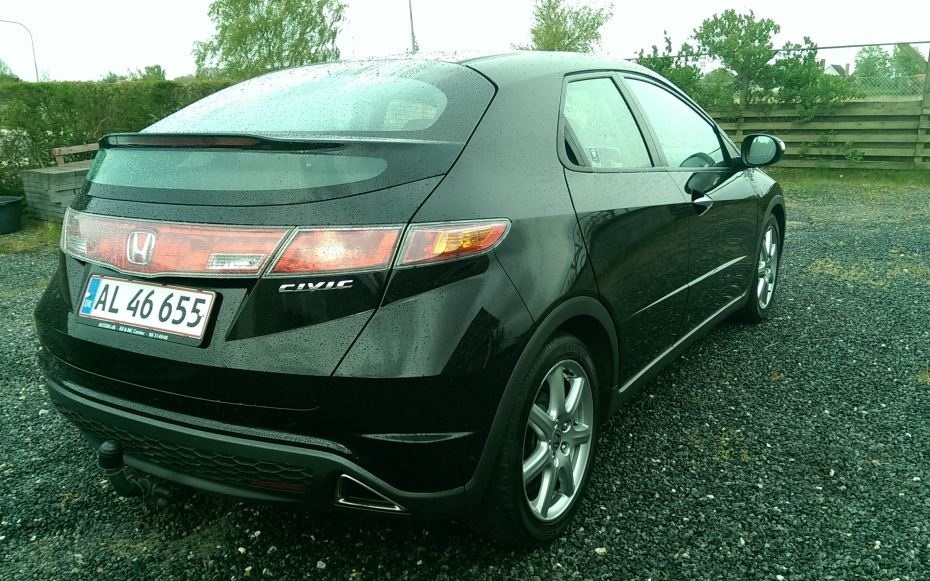 Sort Honda Civic fra 2007
