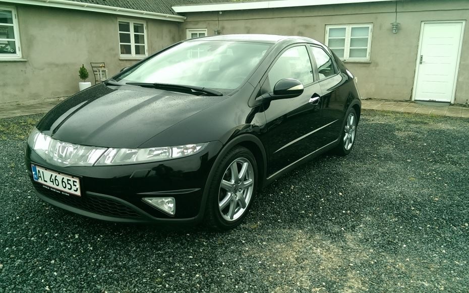 Sort Honda Civic fra 2007