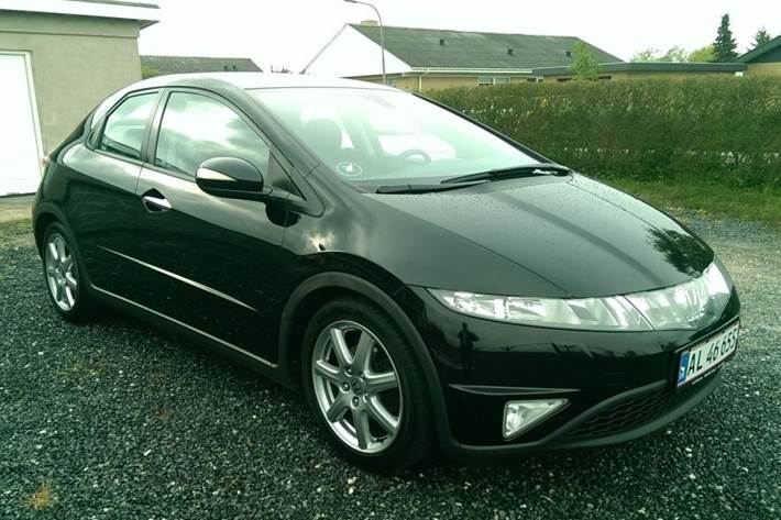 Sort Honda Civic fra 2007