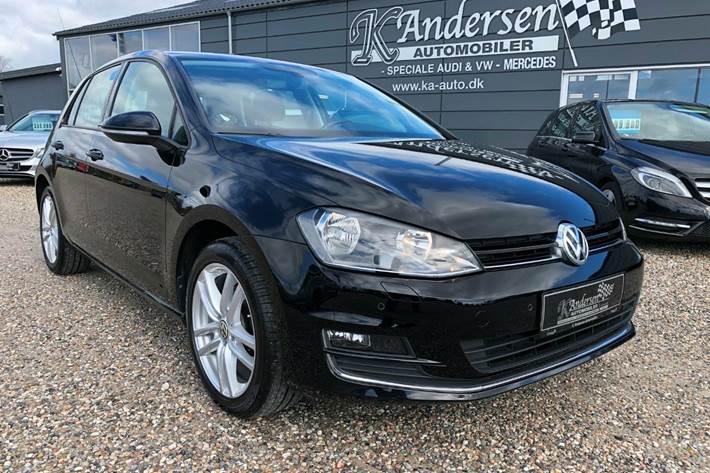 Sort VW Golf VII fra 2017