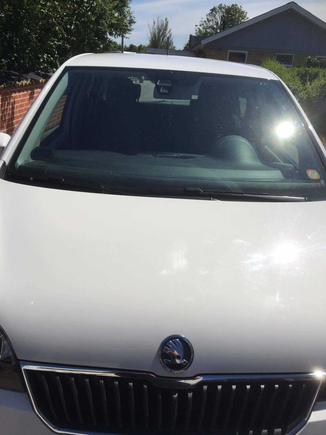 Hvid Skoda Citigo fra 2014