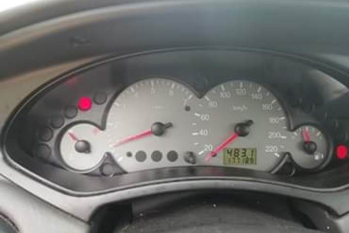 Grøn Ford Focus fra 1999