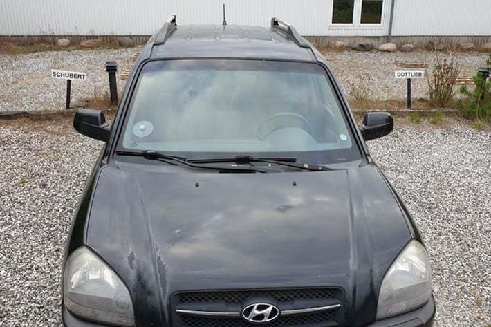 Sort Hyundai Tucson fra 2004
