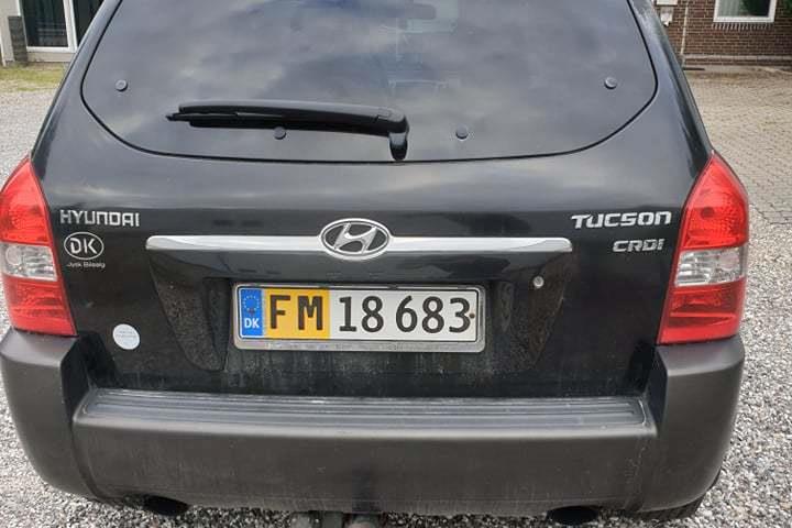Sort Hyundai Tucson fra 2004