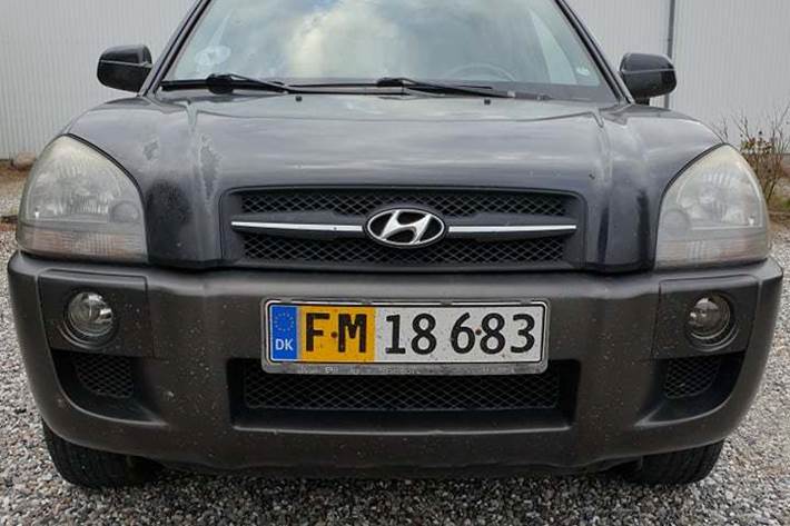 Sort Hyundai Tucson fra 2004