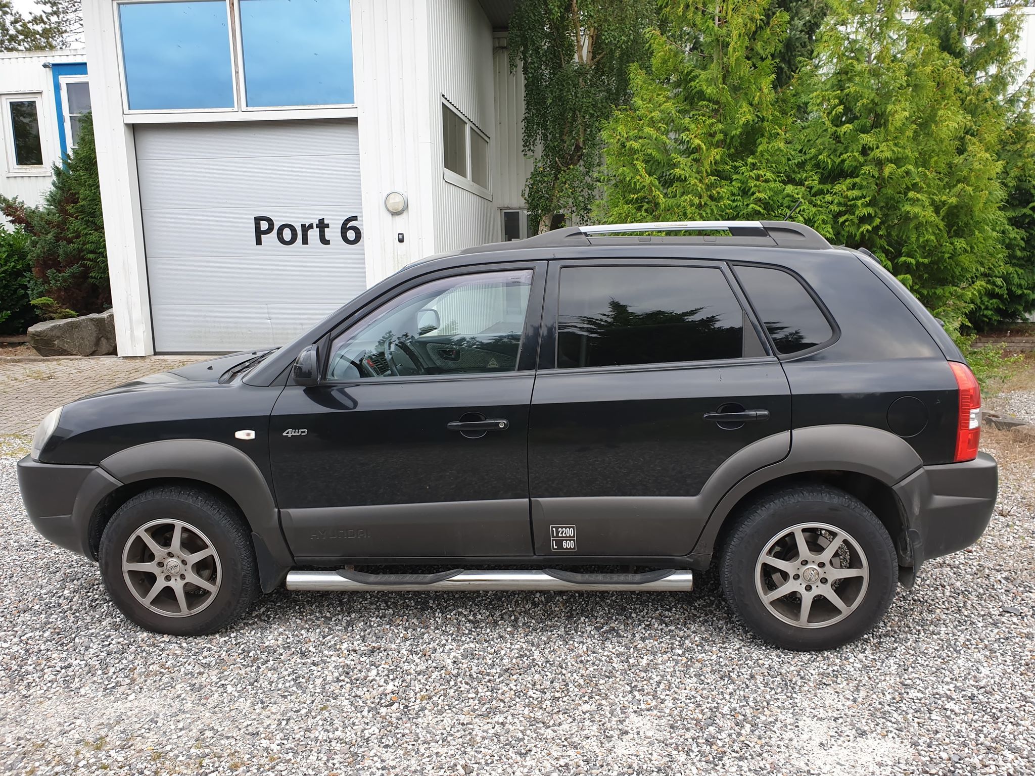 Sort Hyundai Tucson fra 2004