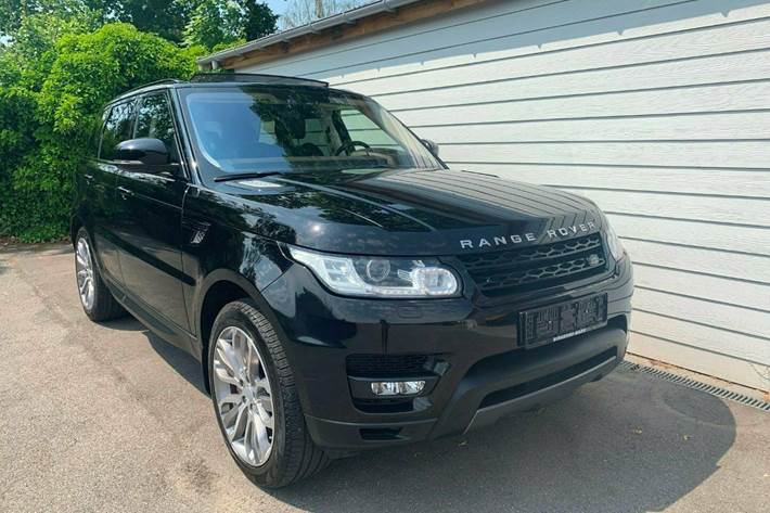Grå Land Rover Range Rover sport fra 2016