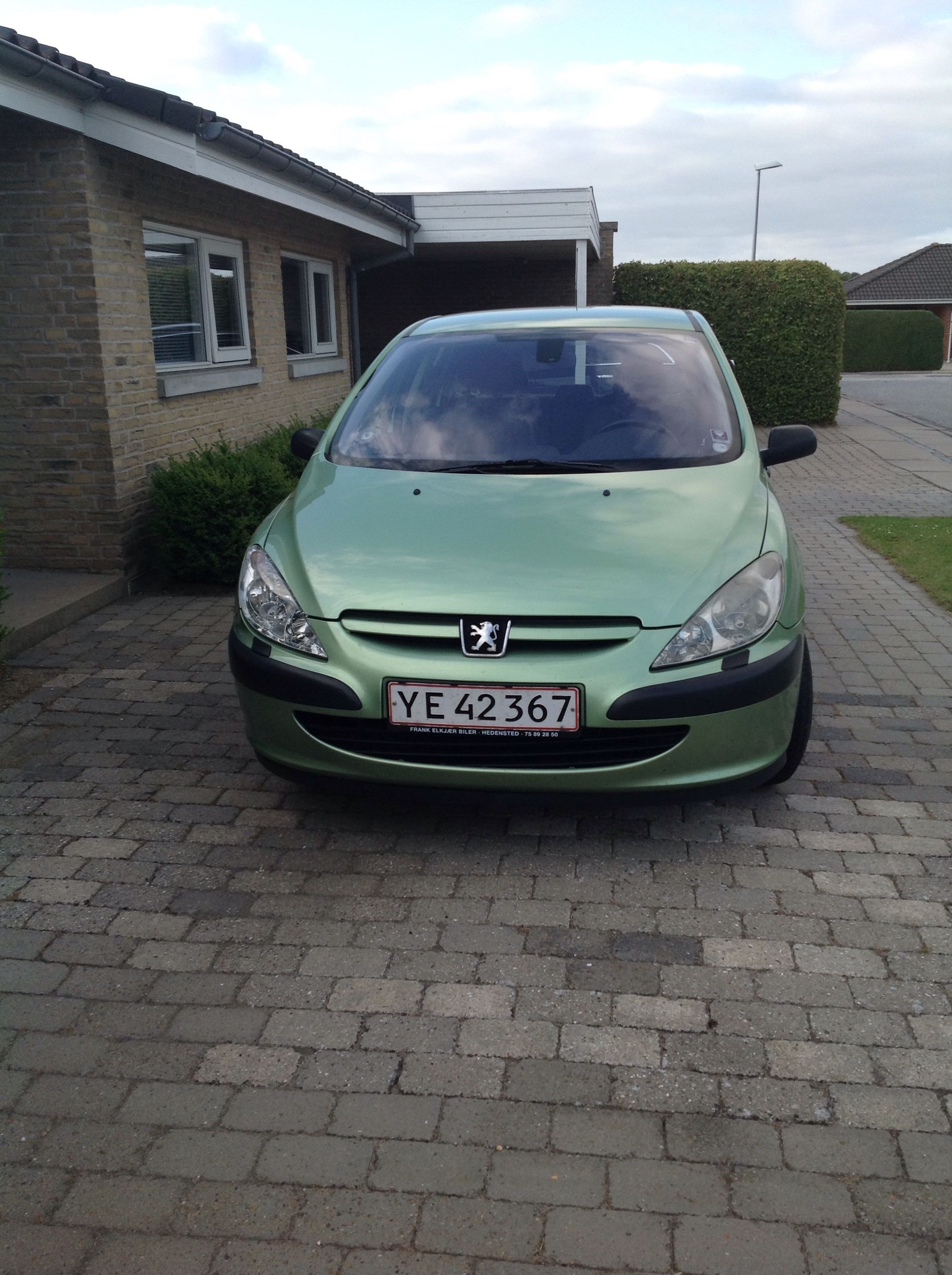 Grøn Peugeot 307 fra 2002