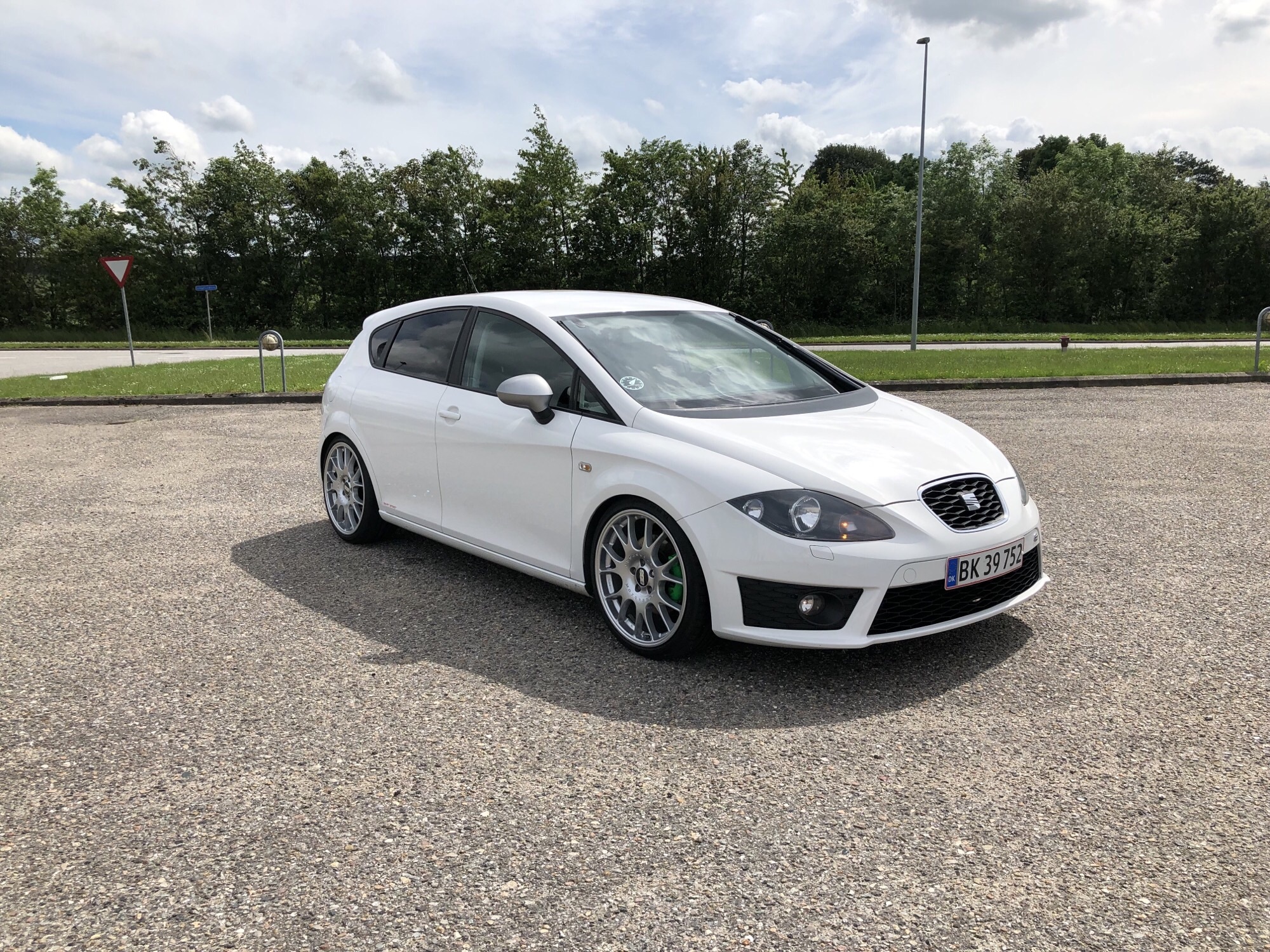 Hvid Seat Leon fra 2011