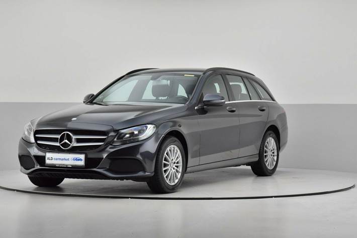 Grå Mercedes C200 d fra 2016