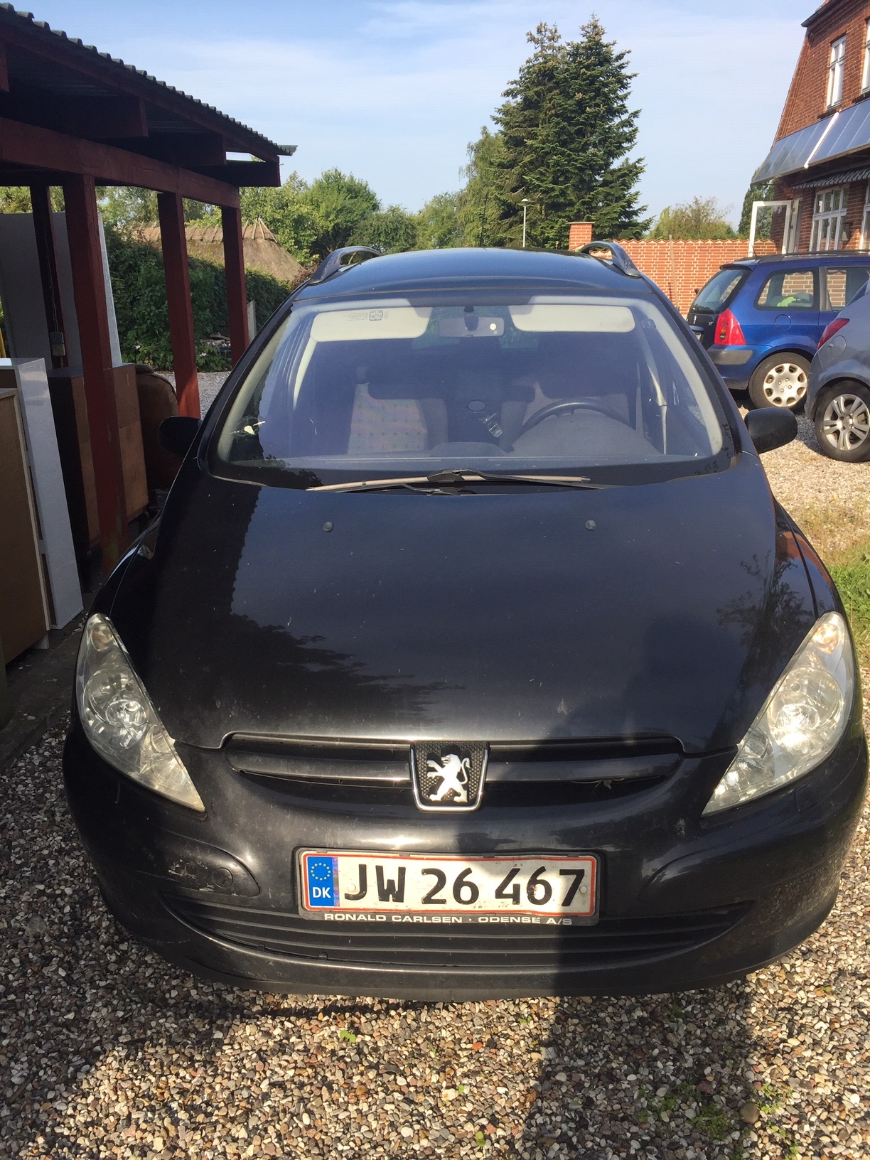 Sort Peugeot 307 fra 2004