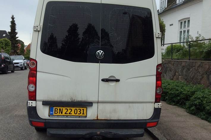 Hvid VW Crafter fra 2007