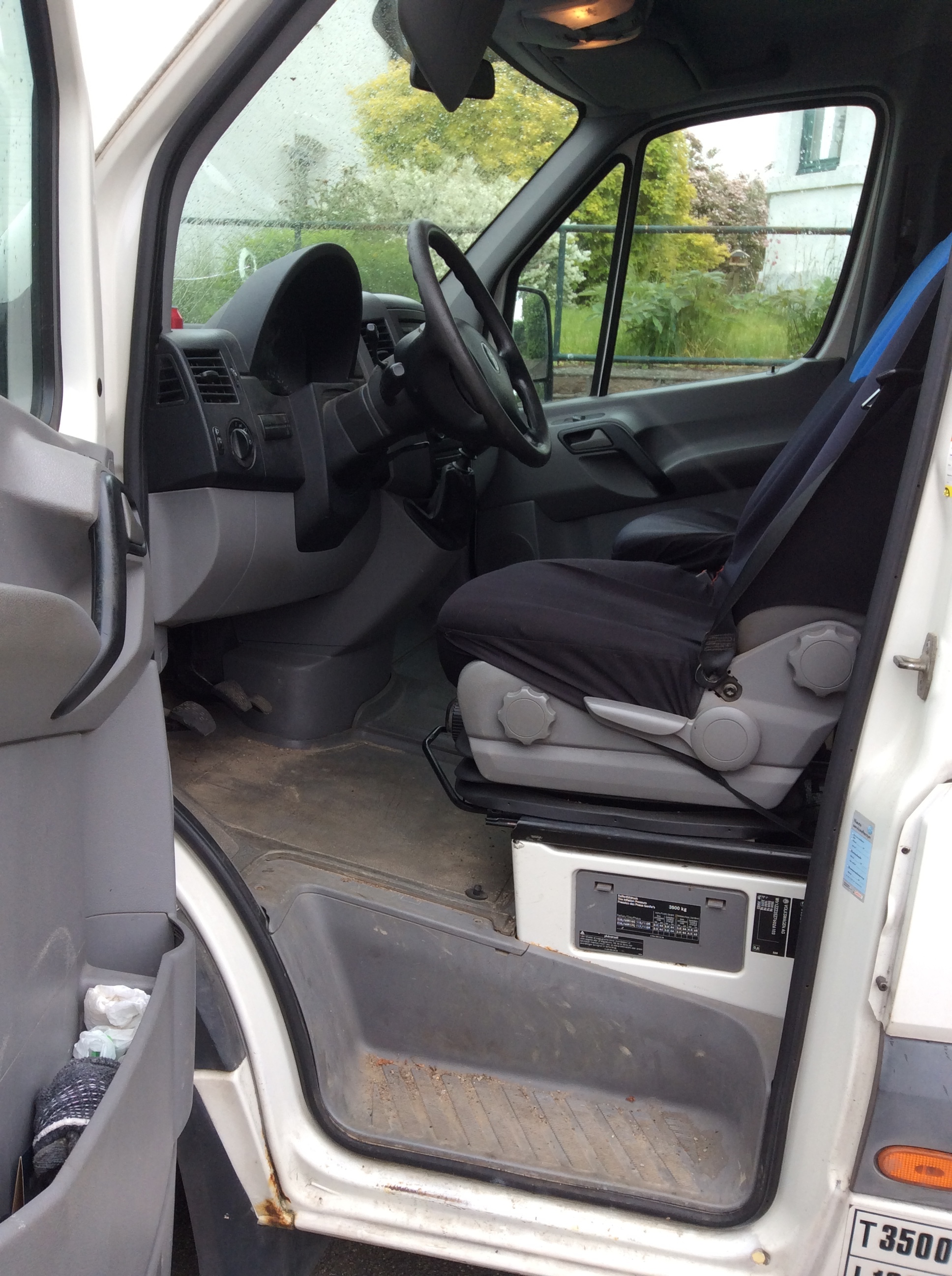 Hvid VW Crafter fra 2007