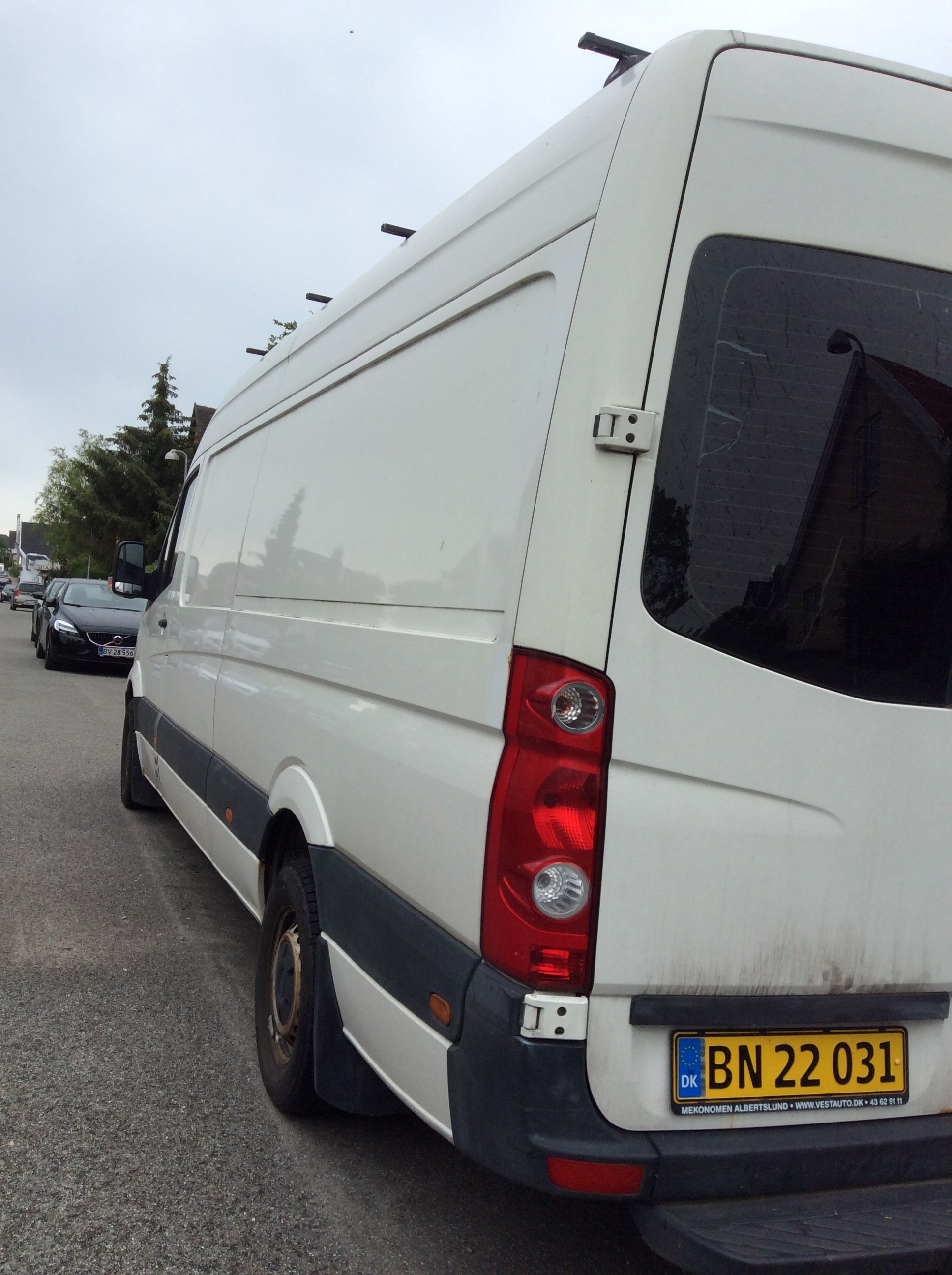 Hvid VW Crafter fra 2007