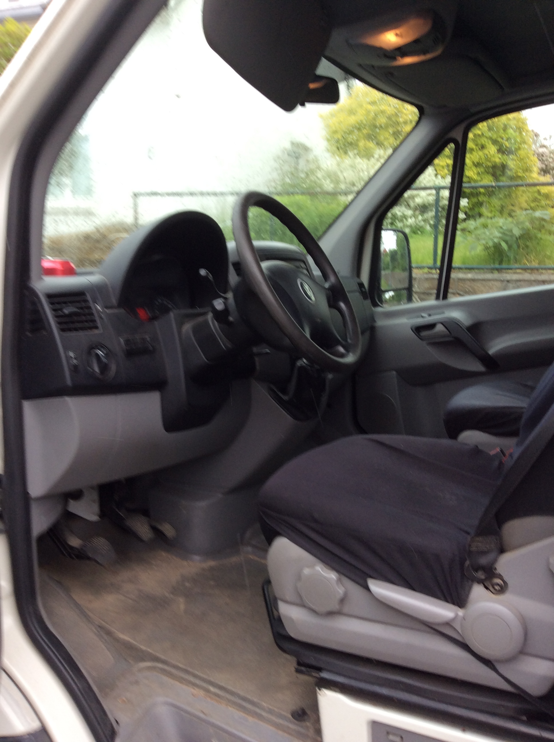 Hvid VW Crafter fra 2007