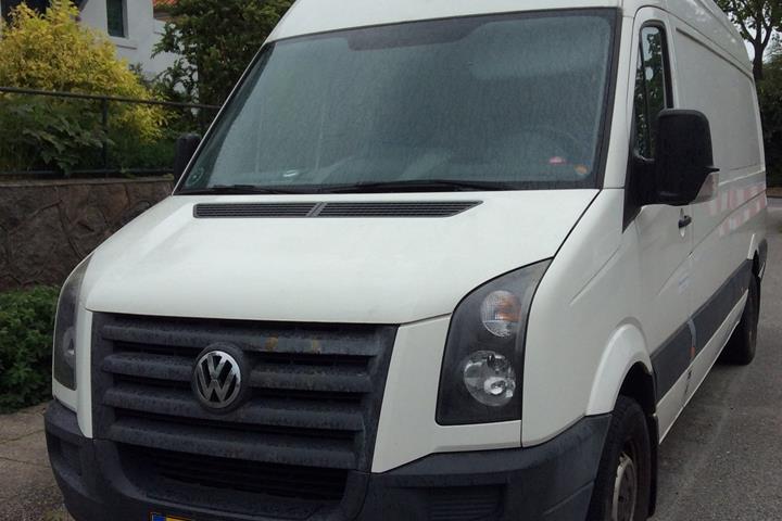 Hvid VW Crafter fra 2007
