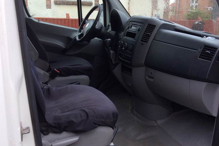 Hvid VW Crafter fra 2007