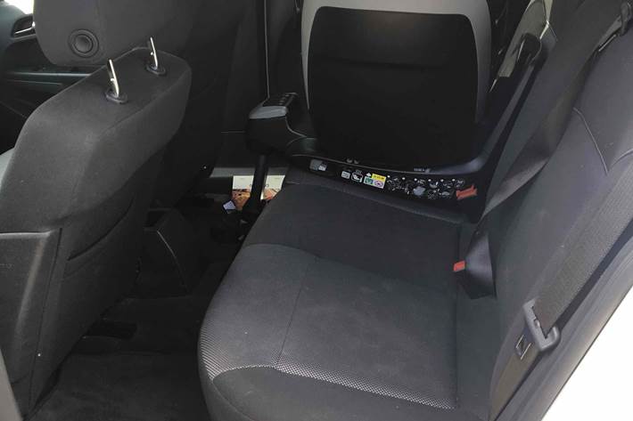 Hvid Opel Astra fra 2009