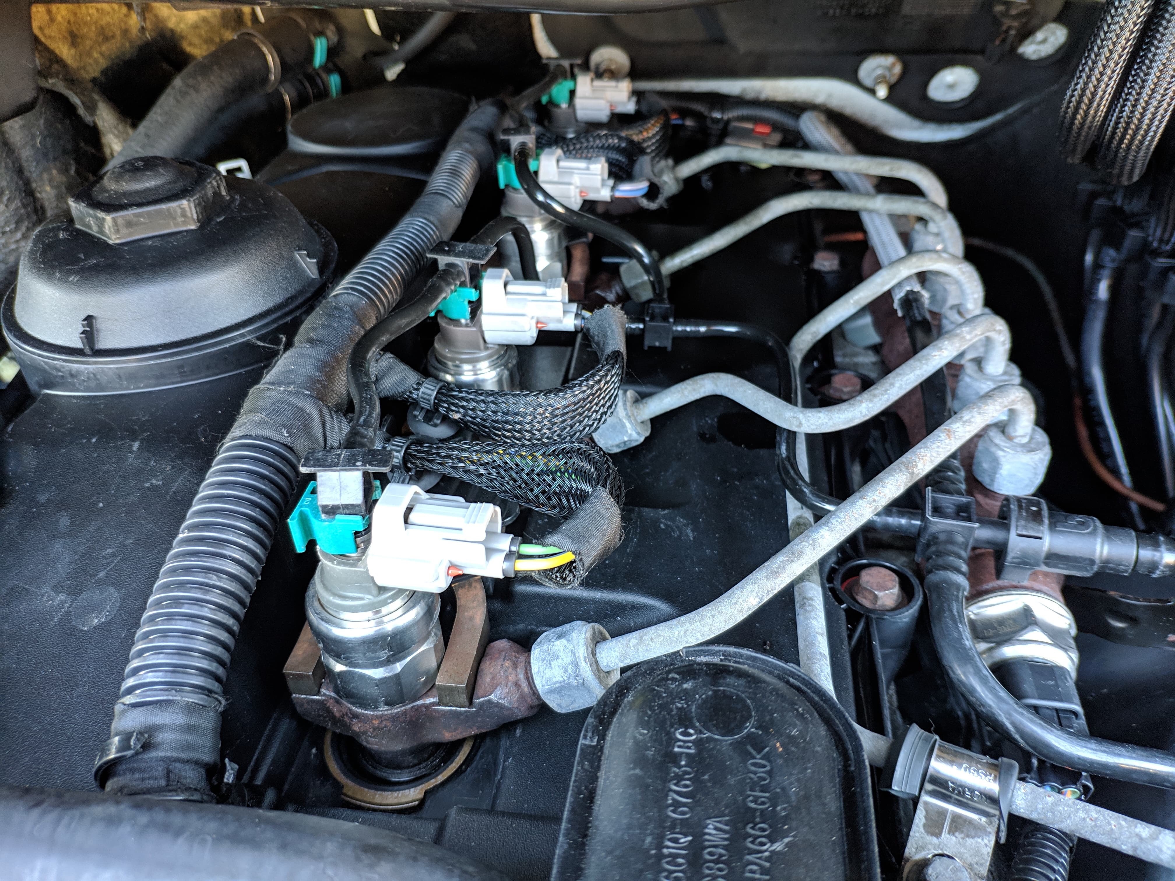 Hvid Ford Transit 350 L3 Van fra 2008