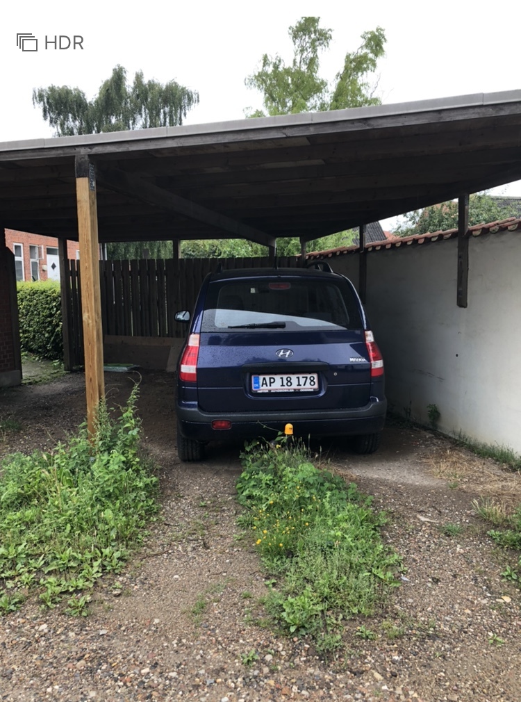 Blå Hyundai Matrix fra 2007