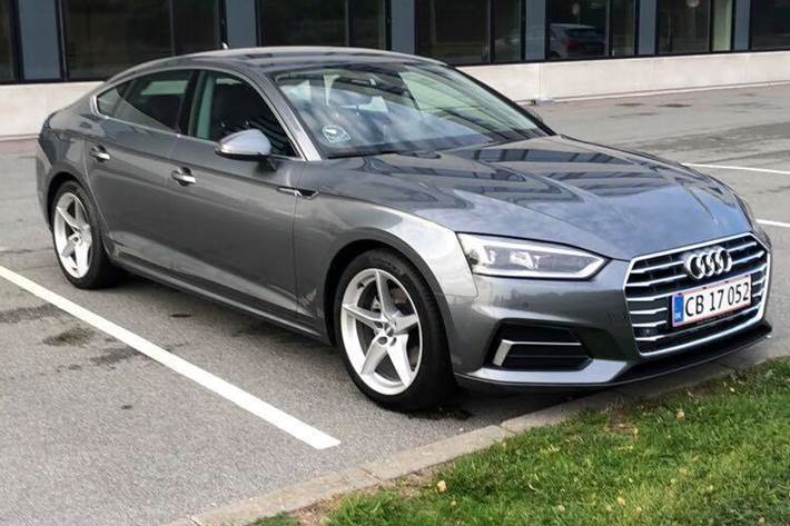 Grå Audi A5 Sportback fra 2018