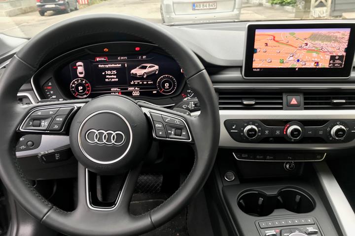 Grå Audi A5 Sportback fra 2018