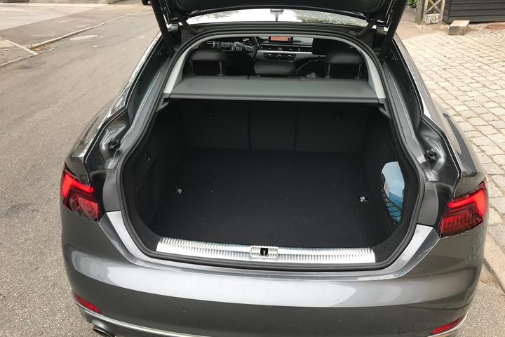 Grå Audi A5 Sportback fra 2018