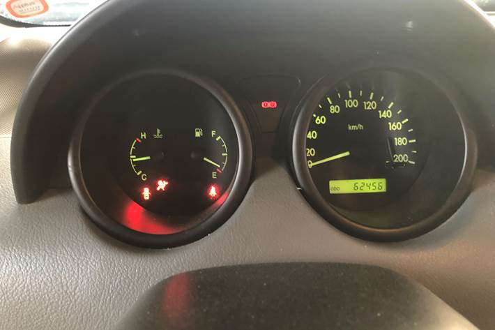 Sølv Chevrolet Kalos fra 2005