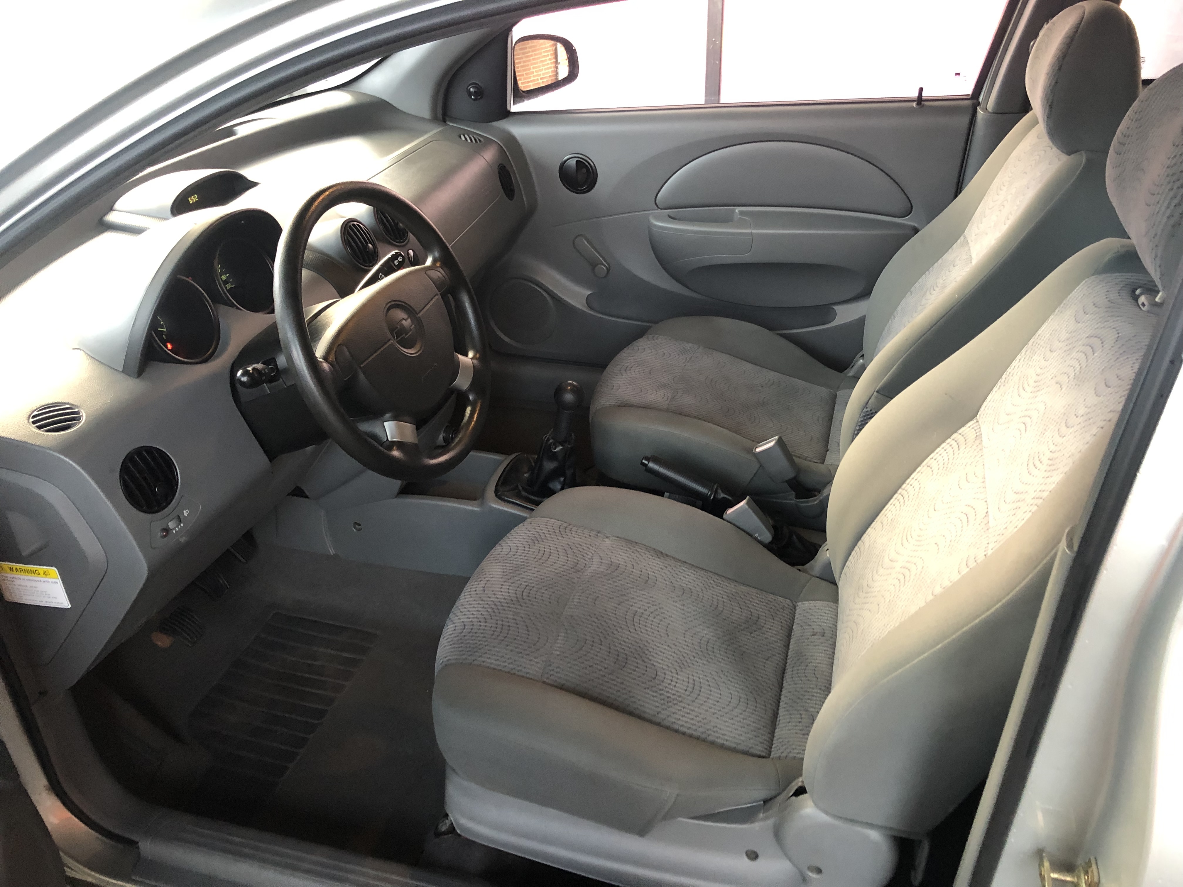 Sølv Chevrolet Kalos fra 2005