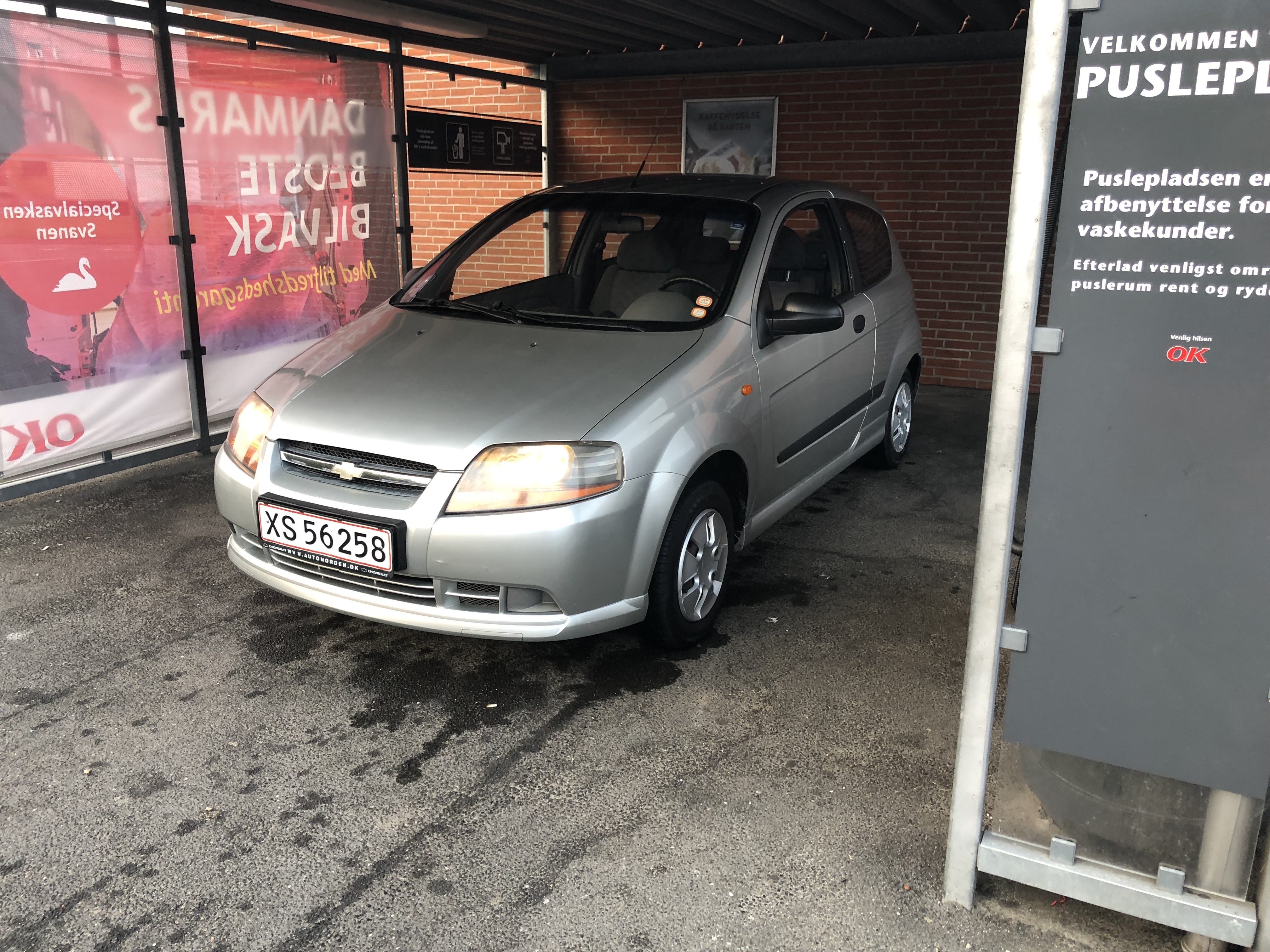 Sølv Chevrolet Kalos fra 2005