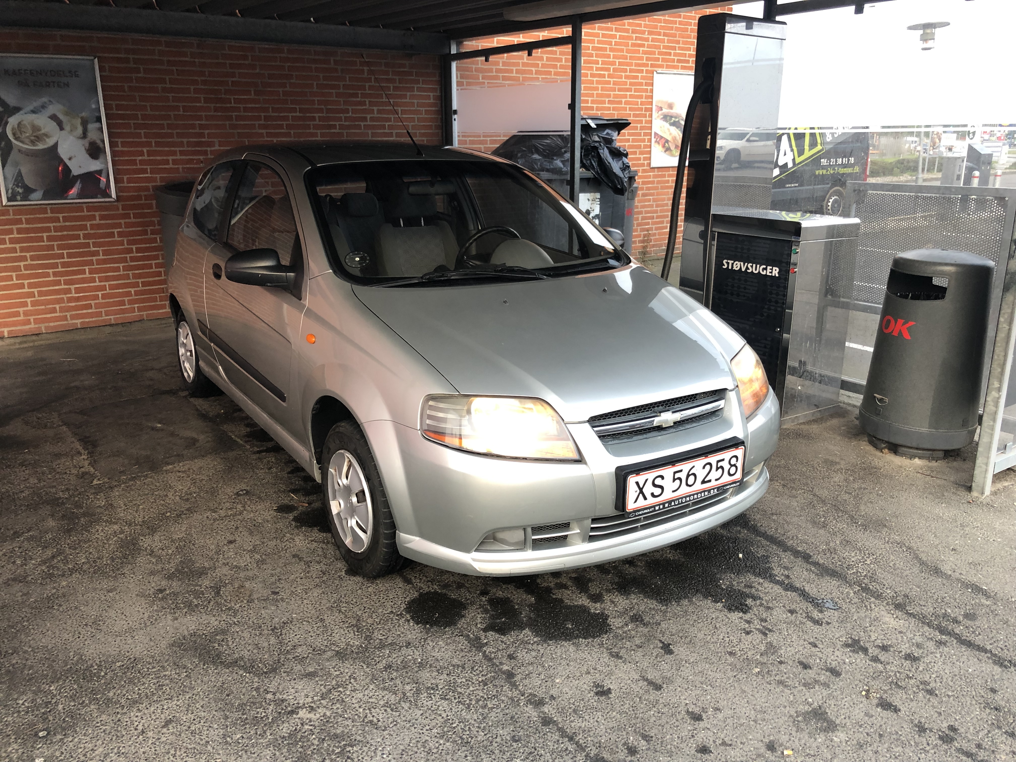 Sølv Chevrolet Kalos fra 2005