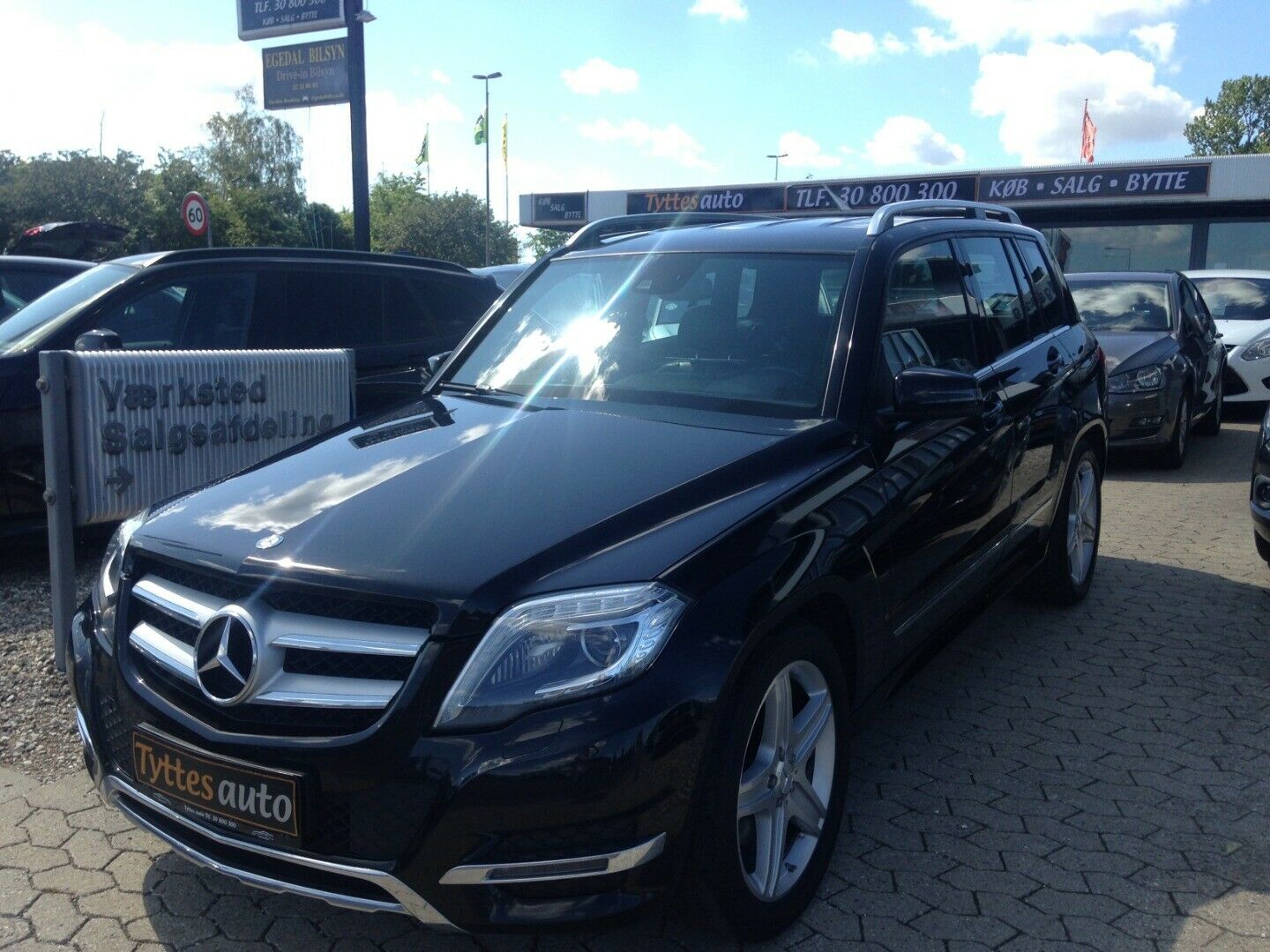 Grå Mercedes GLK220 fra 2015