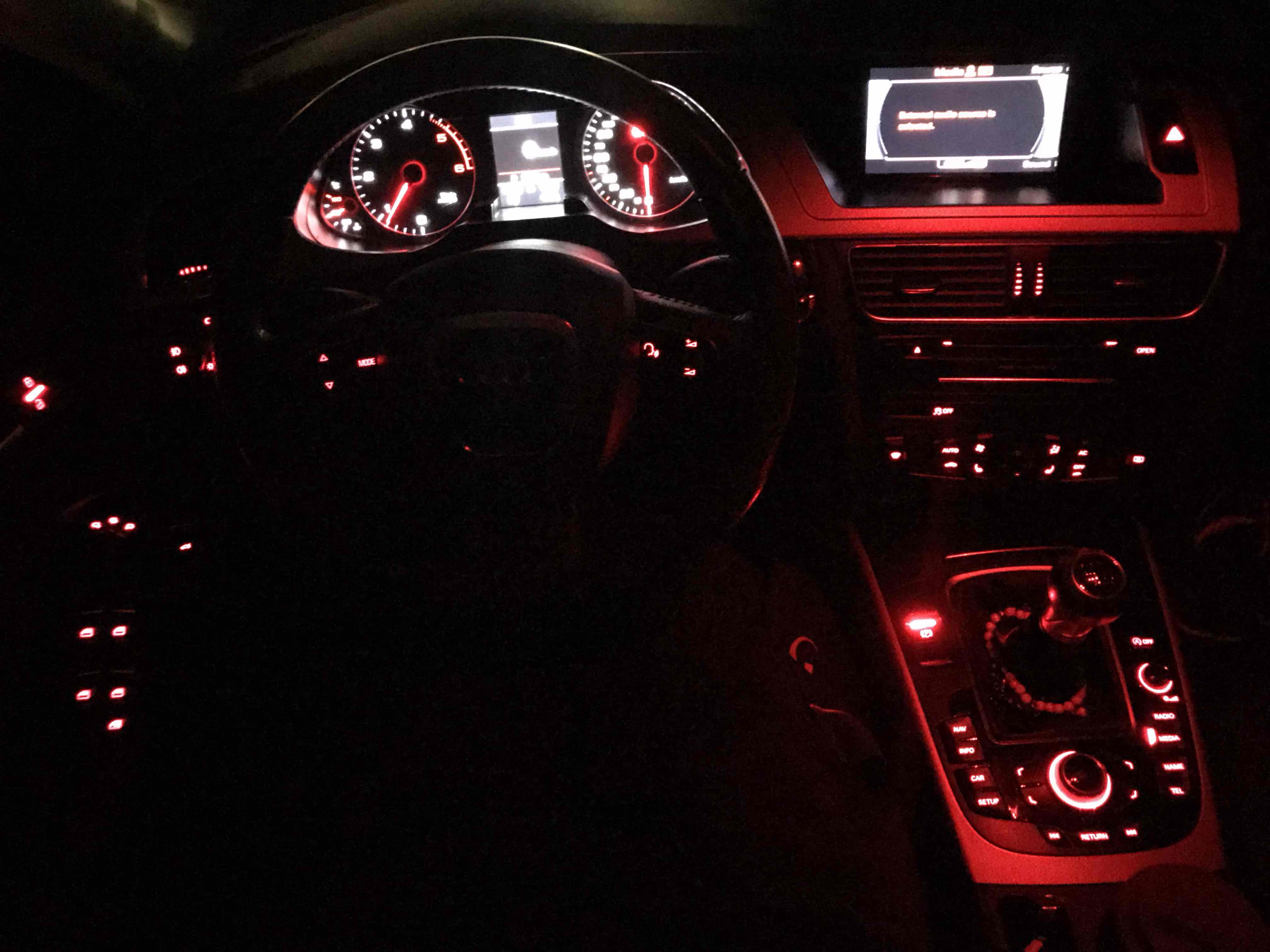 Hvid Audi A4 fra 2011