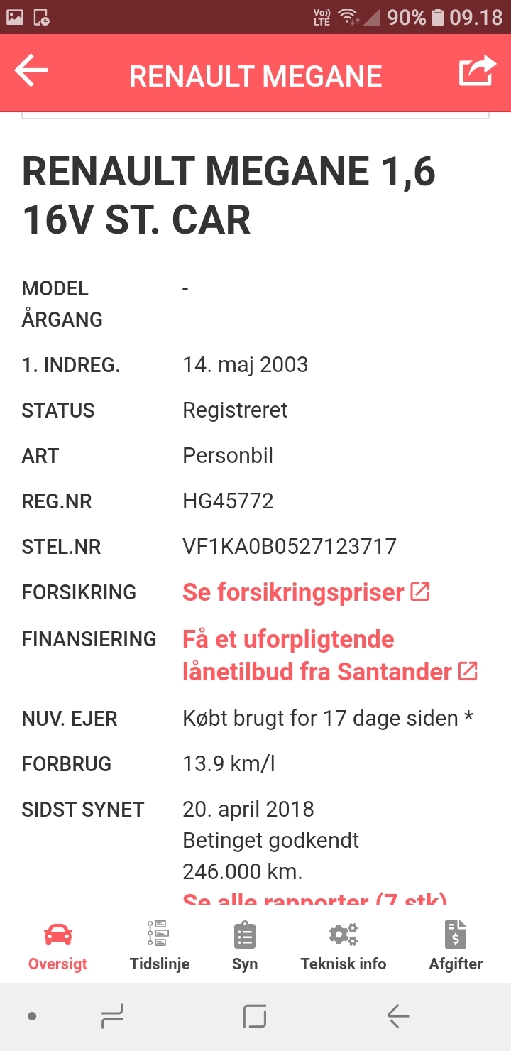 undefined Renault Mégane fra 2003