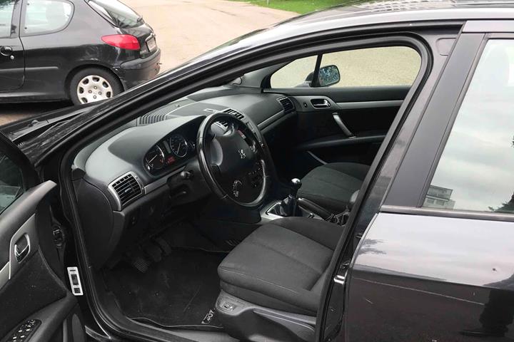 Sort Peugeot 407 fra 2006