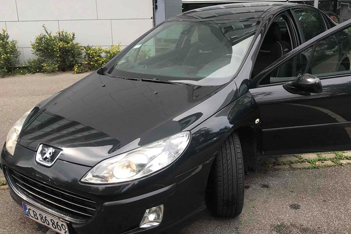 Sort Peugeot 407 fra 2006