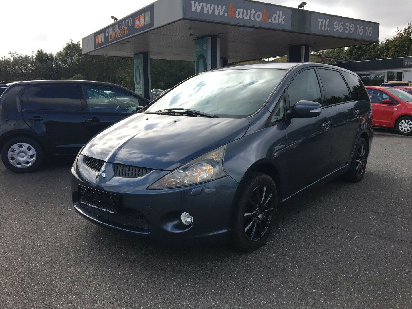Hvid Mitsubishi Grandis fra 2007