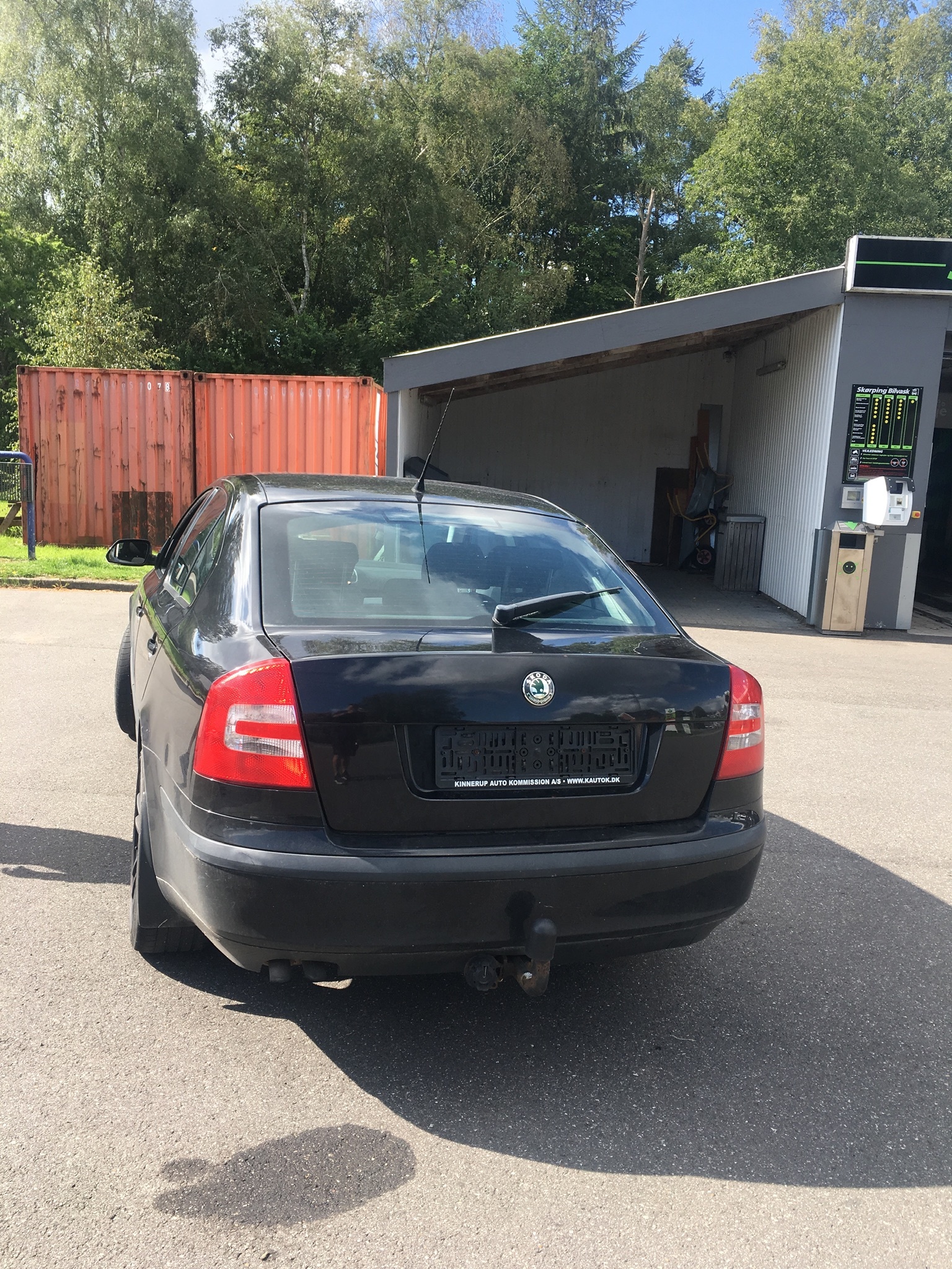 Sort Skoda Octavia fra 2007