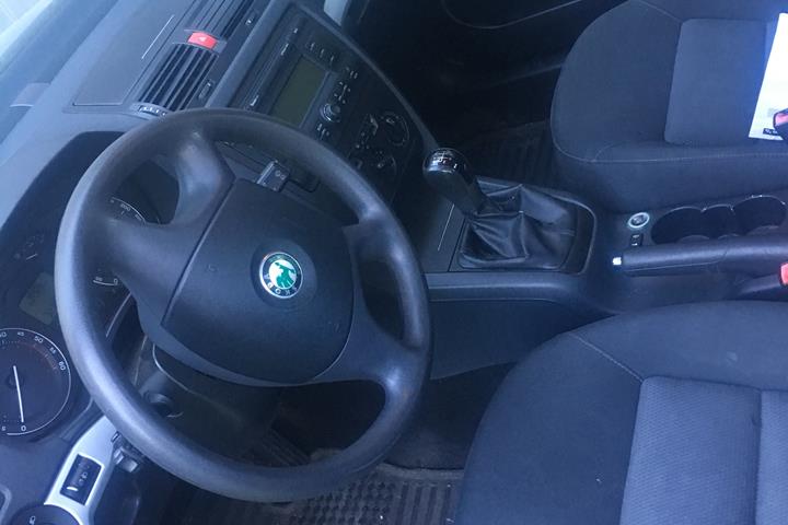 Sort Skoda Octavia fra 2007