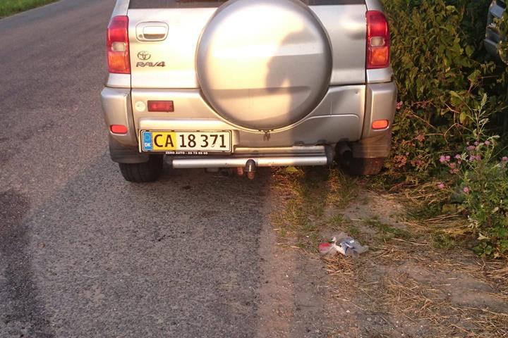 Grå Toyota RAV4 fra 2002