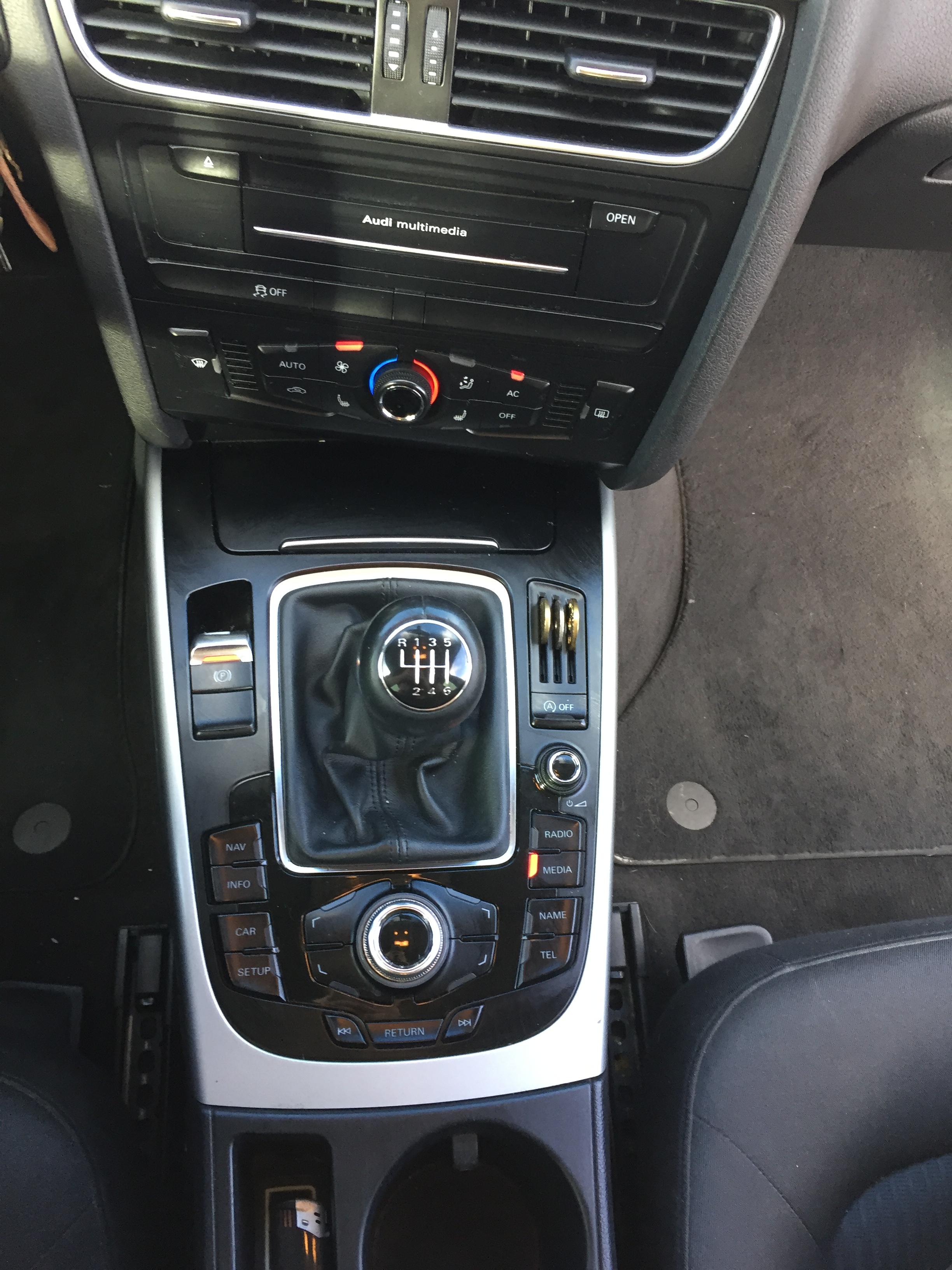 Sort Audi A4 fra 2011