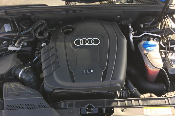 Sort Audi A4 fra 2011