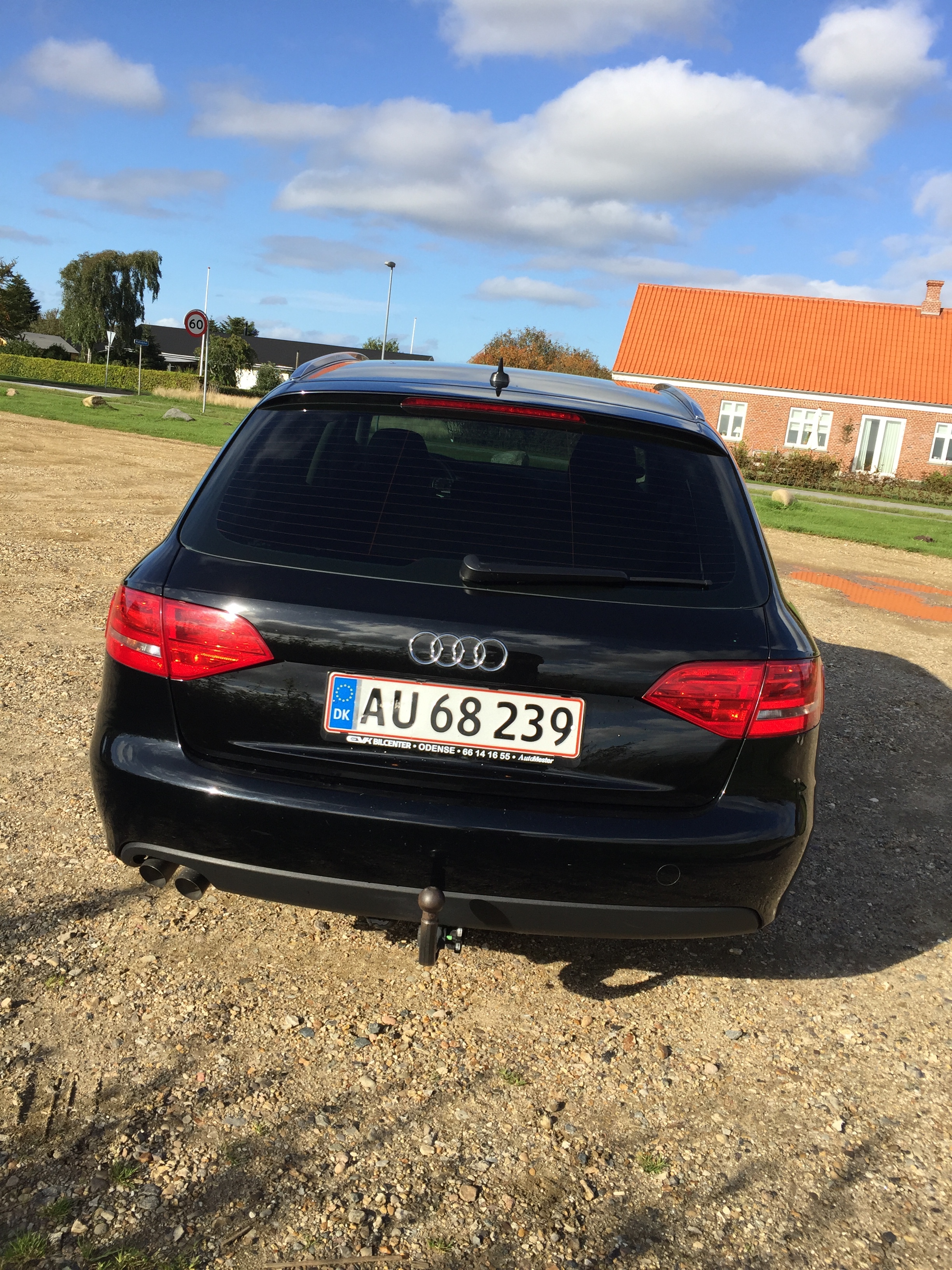 Sort Audi A4 fra 2011