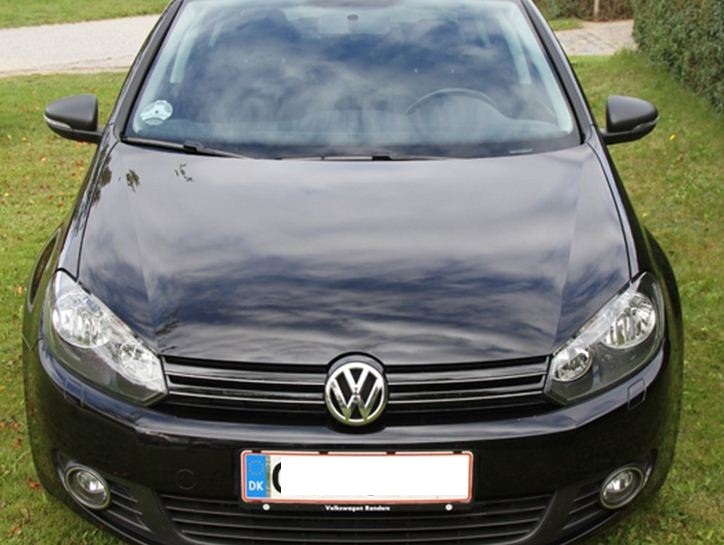Sort VW Golf VI fra 2009