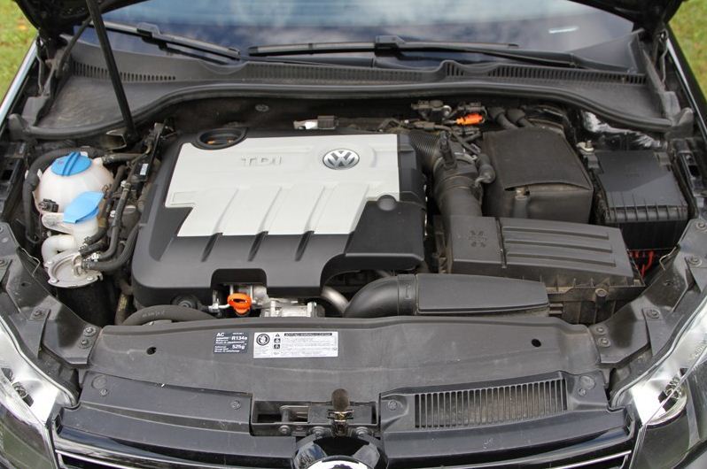 Sort VW Golf VI fra 2009