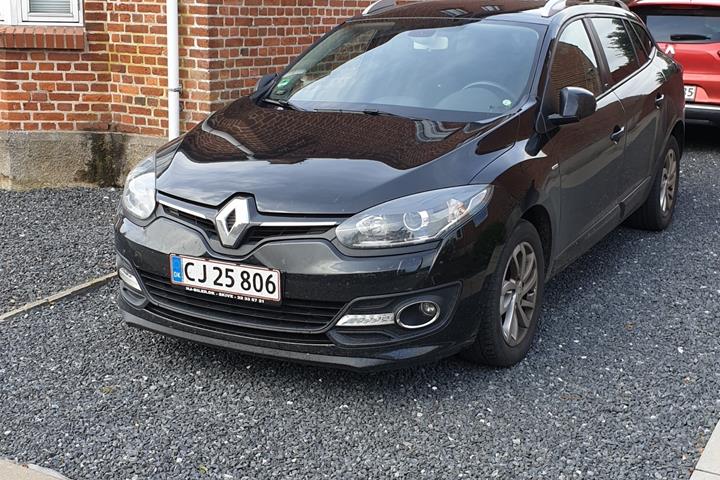 Sort Renault Mégane fra 2014