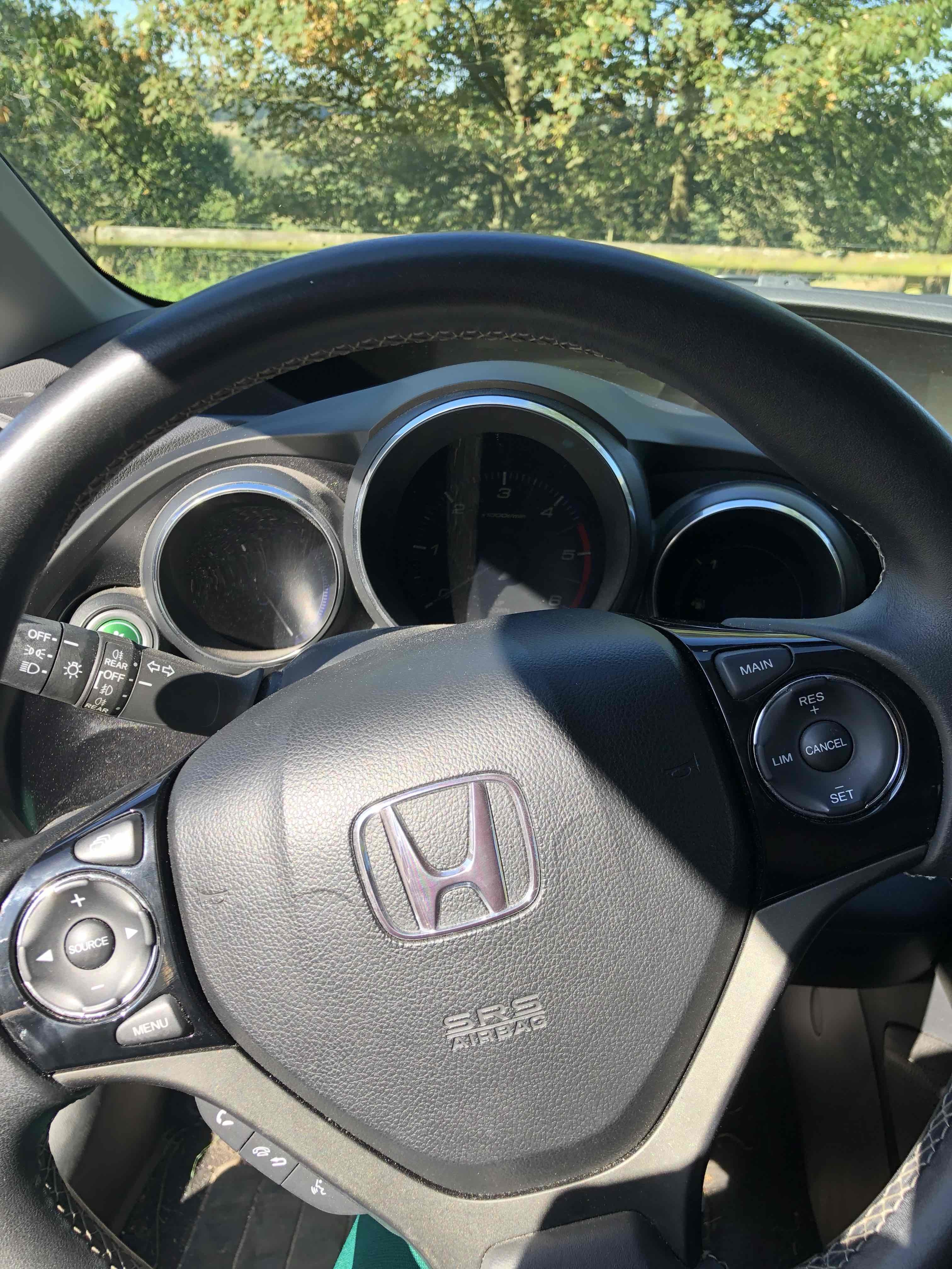 Blå Honda Civic fra 2016